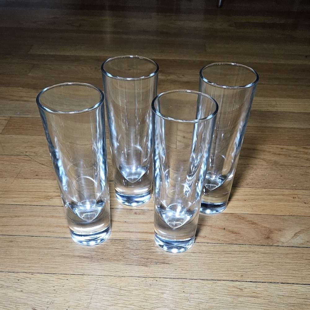 *Leonardo Gilli Grappa Crystal Glasses Set of 4 - Picture 2 of 4